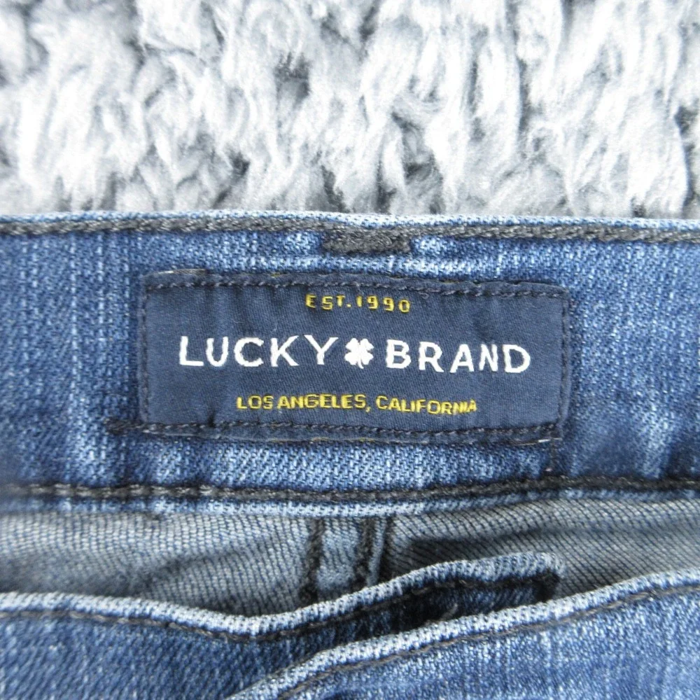 Lucky Brand Jeans Mens 36x32 Blue Denim 121 Slim 37x30.5*